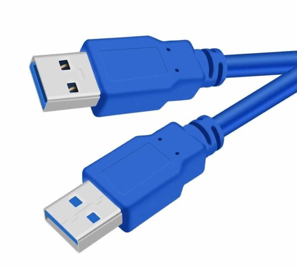 Cable USB Macho USB 3.0 Largo 0,30 Centimetros macho a macho - Imagen 1