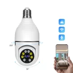Camarainteligente Full HD 1080P Micro SD Wi-Fi AUDIO SenSOR MOV con LUZ 10-15M (LED IR) vision NOCTURNA  LED E27 - Imagen 3