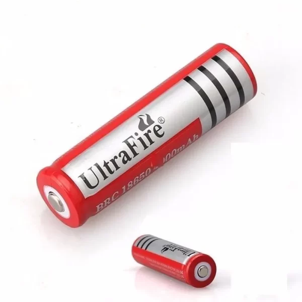 Bateria 18650 3.7V para Linternas Minero Radios Juguetes Recargable con PIN +