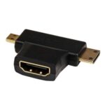 Adaptador Hdmi a Micro Hdmi + Mini Hdmi 2 en 1 - Imagen 2