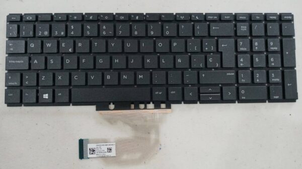 Teclado HP 455 G6 sp 450 G7 455 G7 NO FRAME NEGRO - Imagen 1