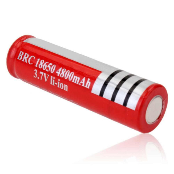 Bateria 18650 3.7V para Linternas Minero Radios Juguetes Recargable con PIN + - Imagen 2