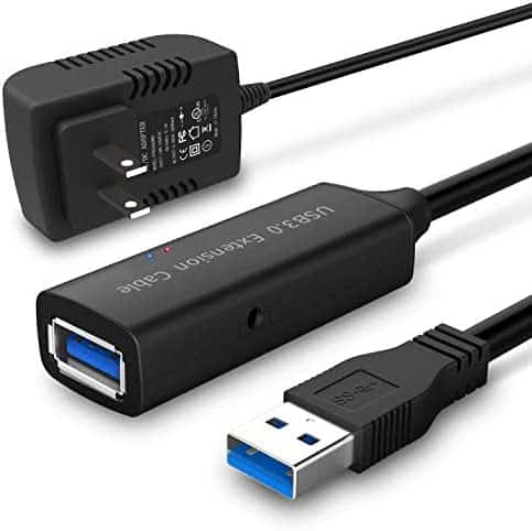 CABLE ALARGADOR EXTENSOR USB A Version 3.0 Macho-Hembra AMPLIFICADO 25