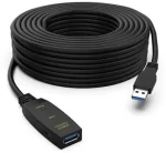 Cable Extensor USB 3.0 de 15 metros amplificador 5 Gbps Playstation, DVR, unidad flash USB, disco duro - Imagen 2