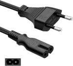 Cable de alimentacion 2 pin para Fuentes,impresoras,Cargadores nuevo IEC C7 - Imagen 2