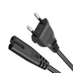 Cable de alimentacion 2 pin para Fuentes,impresoras,Cargadores nuevo IEC C7 - Imagen 4