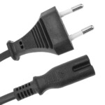 Cable de alimentacion 2 pin para Fuentes,impresoras,Cargadores nuevo IEC C7 - Imagen 3
