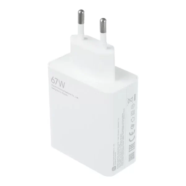 Cargador Xiaomi 67W Tipo A MDY-12-Eh Xiaomi 11T 12 Redmi Note 11 Pro 5G - Imagen 2