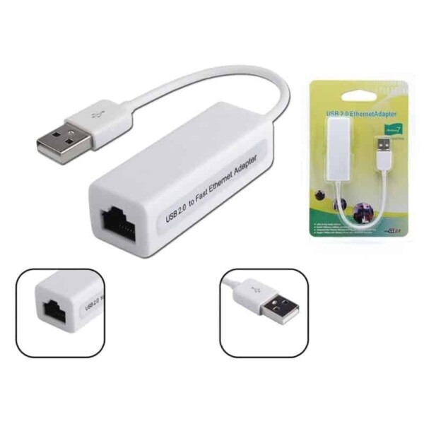 Adaptador USB a RJ45 2.0 100Mbs - Imagen 3