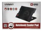 Base Cooler sate 15.6 a 17 pulgadas 1 Ventilador con Traba Hub USB 2.0 - Imagen 2