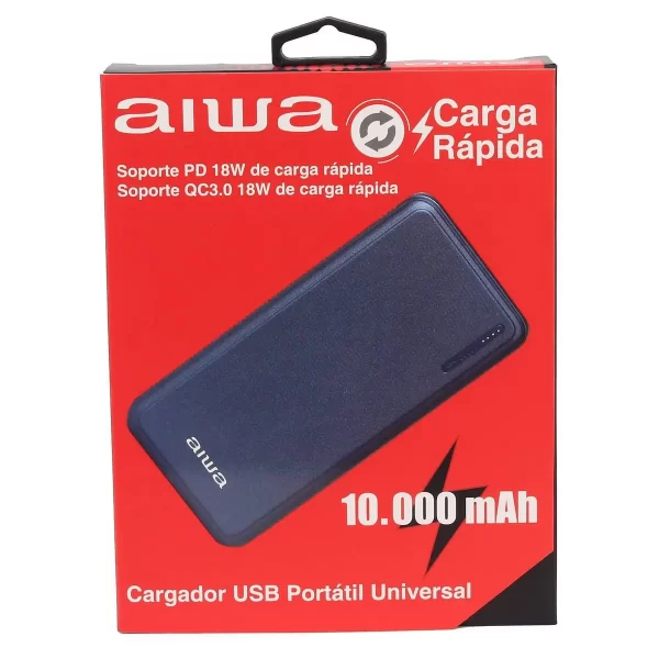 Cargador USB portatil 10.000MAH AIWA