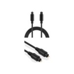 Cable Optico de Audio Digital 3 metros TosLink Audio Digital Optico spDIF Fibra OPTica