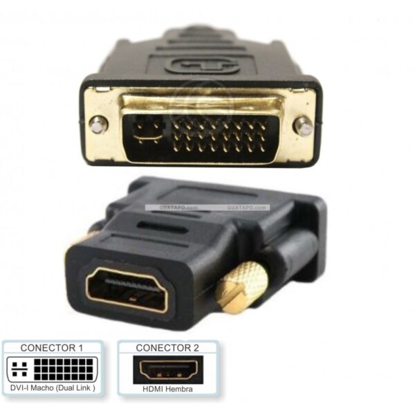 Adaptador DVI A HDMI (29PIN) DVI-I RD