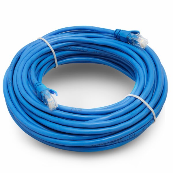 Cable Red UTP 15M CAT 6 24AWG 7/0 Pacth Cord AZUL