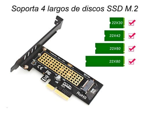 ADAPTADOR NVME PRO M.2 NVME PRO SSD A PCIE