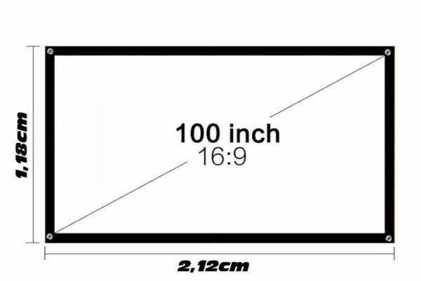 TELA PARA PROYECTOR 100