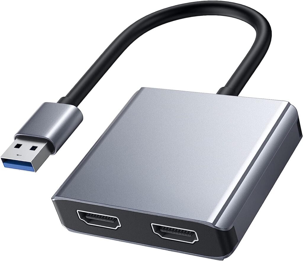 Adaptador USB a DUAL Hdmi + Hdmi DUAL 2K - KONEXT