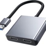 Adaptador USB a DUAL HDMI