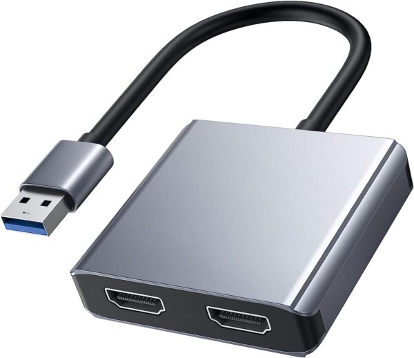 Adaptador USB a DUAL HDMI