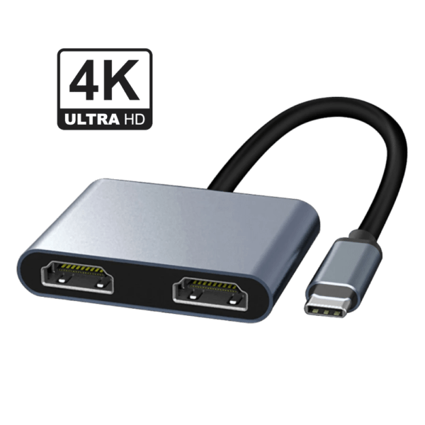 Adaptador USB-C a DUAL HDMI