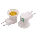 Porta FOCO Lampara E27 Enchufe On/Off