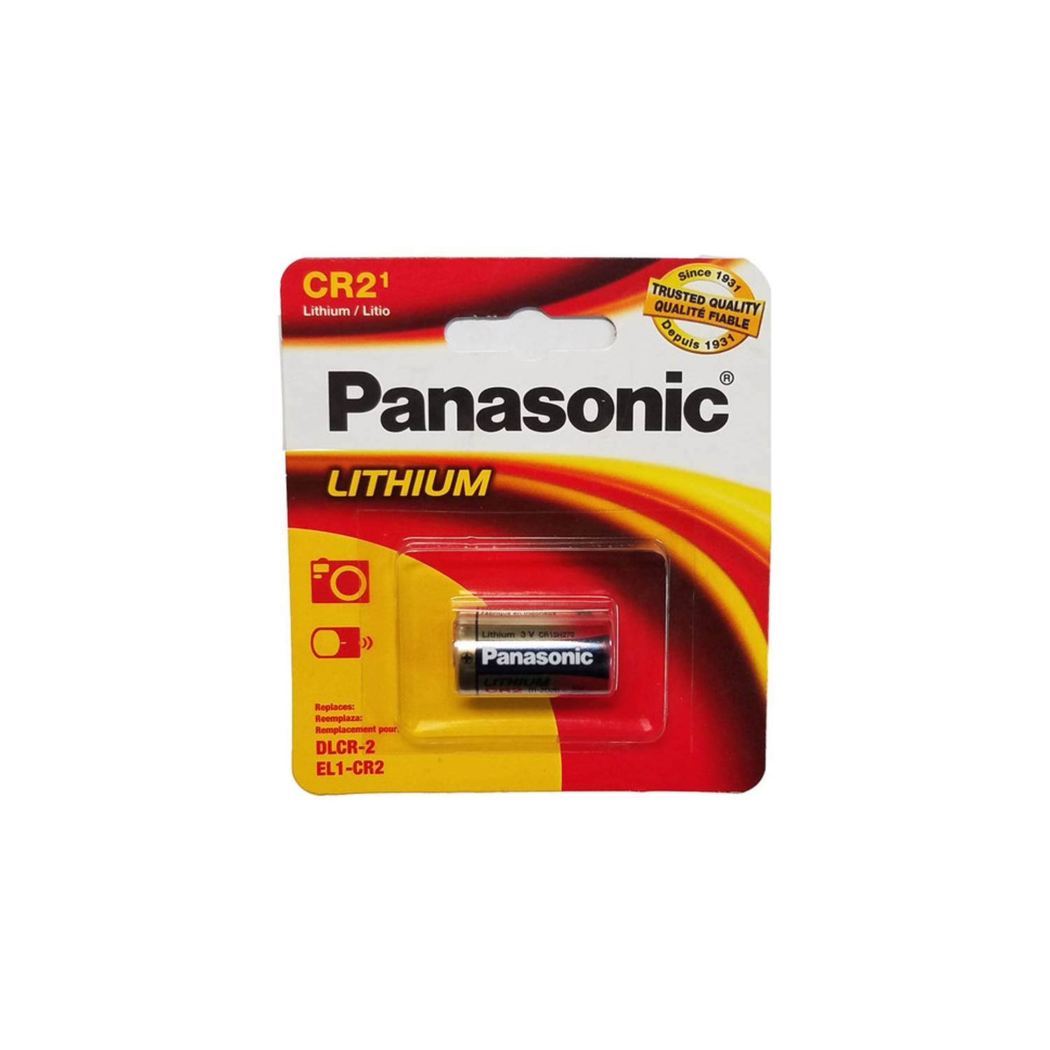 1 Pila Cr123a Panasonic Litio 3v P/ Sensores, Alarmas, Camaras
