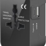 Adaptador Tomada INTERNACIONAL USB-C