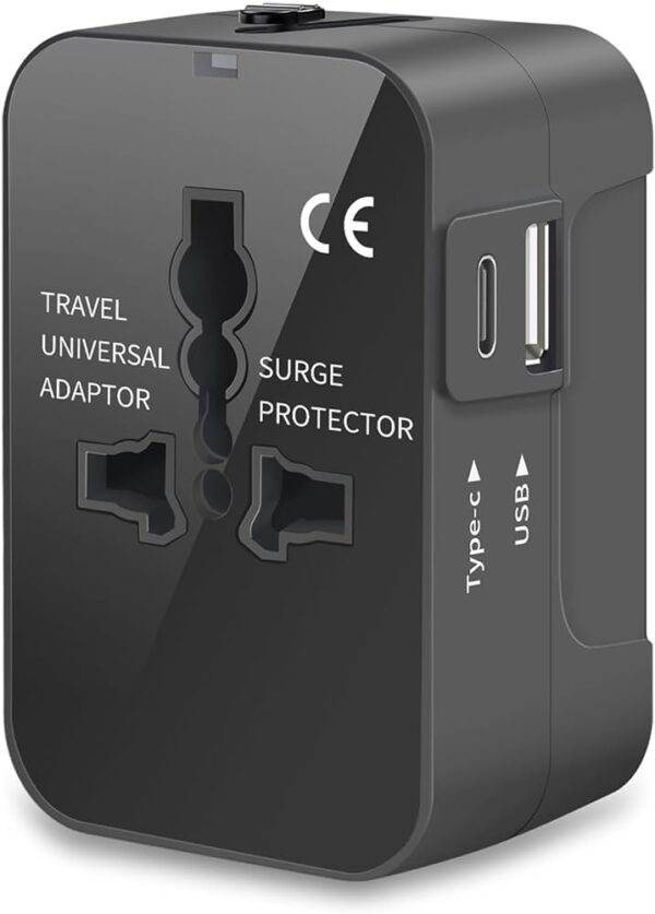 Adaptador Tomada INTERNACIONAL USB-C