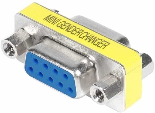 Union RS232 9 PIN DB9 HEMBRA A HEMBRA RS-232 - Imagen 2
