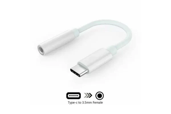Adaptador USB-C a Auxiliar 3.5mm 4 pin Iphone 15 Galaxy S23 - Imagen 2
