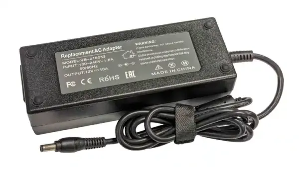 Fuente 12V 10A 120W 5.5X2.5mm Cable Power - Imagen 2