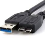 Cable USB para Disco Externo 1 METRO NEGRO USB 3.0  HD EXTERNO AM/Micro
