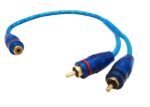 Cable RCA Audio Y 1 RCA hembra a 2 RCA macho splitter Audio Video - Imagen 2