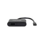 Adaptador USB-C a HDMI 4K 60HZ 60W C/ Alimentacion Negro