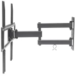 Soporte P/ TV 32 a 55 35KG GIRO 90G NEGRO