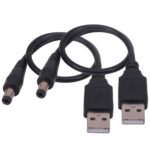 Cable USB 2.5mmx5.5mm USB-A a Conversor Optico Equipos 5v - Imagen 3