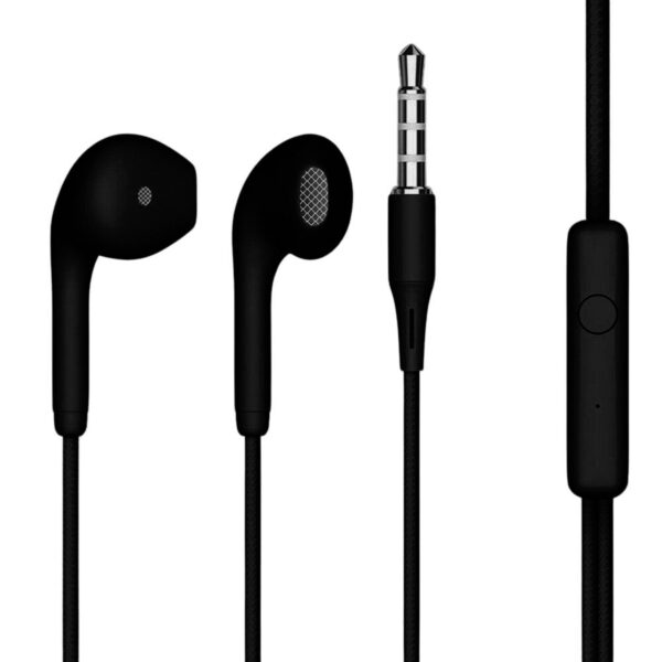 Auricular con Microfono U88 Negro 1.2M 3MW 3.5MM