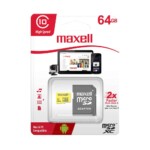 Memoria Micro SD 64GB MAXELL Clase 10