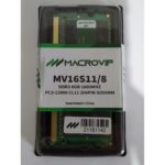 Memoria RAM Notebook DDR3L 8GB 1600MHZ 1.35V MV16LS11/8 MACROVIP - Imagen 2