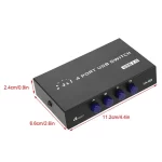 Selector BOX 4-PORT Hub 1A4B USB 2.0 Switch para Impresora de escaner 4 en 1 nuevo Interruptores - Imagen 2