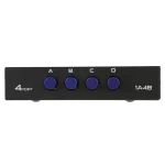 Selector BOX 4-PORT Hub 1A4B USB 2.0 Switch para Impresora de escaner 4 en 1 nuevo Interruptores