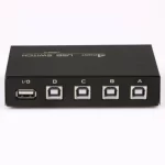 Selector BOX 4-PORT Hub 1A4B USB 2.0 Switch para Impresora de escaner 4 en 1 nuevo Interruptores - Imagen 3