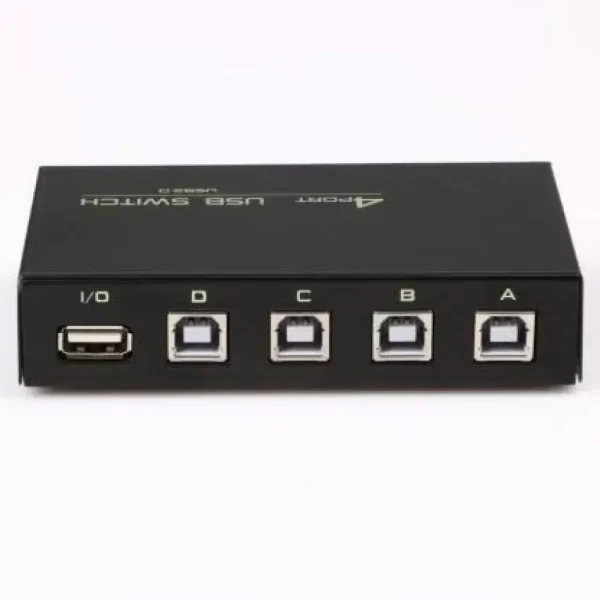 Selector BOX 4-PORT Hub 1A4B USB 2.0 Switch para Impresora de escaner 4 en 1 nuevo Interruptores - Imagen 3