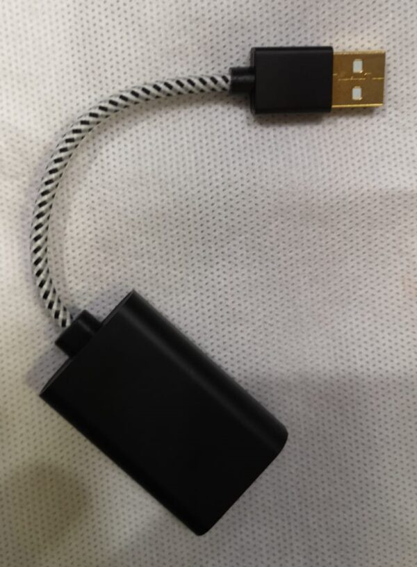 Tarjeta de sonido USB 7.1 Sonido 1 Microfono 1 AUX PRO 3D 1.1 Windows 10 MicroFINS - Imagen 2