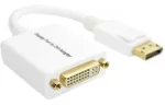 Adaptador DisplayPort a DVI 29 PIN Blanco - Imagen 2