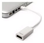 Conversor Mini DisplayPort a Hdmi Hembra FL2 Blanco - Imagen 2