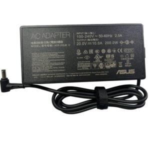 Cargador Asus 20V 10A 200W 6.0X3.7MM ORIG PIN CENTRAL