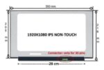 Pantalla LED 15.6 PIN 30 FHD IPS sin Borde 1920X1080 - Imagen 2