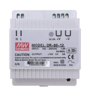 Fuente 12V 5A 60W para DIN rail