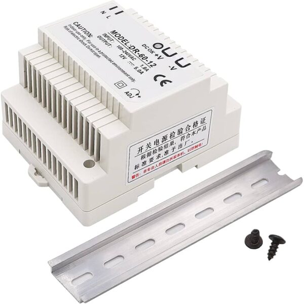 Fuente 12V 5A 60W para DIN rail
